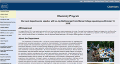 Desktop Screenshot of chemistry.berea.edu