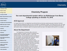 Tablet Screenshot of chemistry.berea.edu