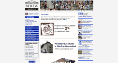Desktop Screenshot of berea.sk
