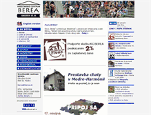 Tablet Screenshot of berea.sk