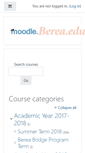 Mobile Screenshot of moodle.berea.edu